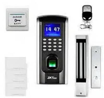 Magnetic & drop bolt electric smart door lock security entry system