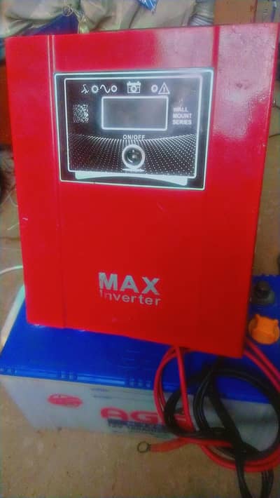 max inverter ups ok with 125 AGS battery  17 plet