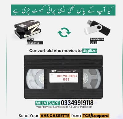 VHS VCR,VHS C,Hi8 8MM,MINI DV TO USB IN DVD,HD,FHD,4K # 03349919118