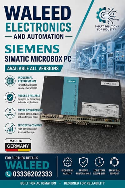 SIEMENS SIMATIC MICROBOX PC 420 PLC HMI VFD INVERTER