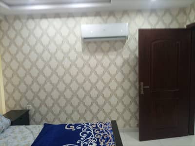 1 BED FURNISHED APARTMENT AVAILABLE FOR RENT IN BAHRIA TOWN SECTOR -D BLOCK , AA