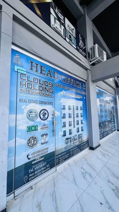 OFFICE FULL 3 SHOPS AVAILABLE FOR RENT FULL FURNISHED MAIN DOUBLE ROAD F-17 BURJ AL REHMAN PLAZA KITCHEN 3 EXECUTIVE TABLES WITH CHAIR ELECTRONICS INSTALLED AC LED WITH ATTACH KITCHEN WASHROOM 2 SIDE OPEN