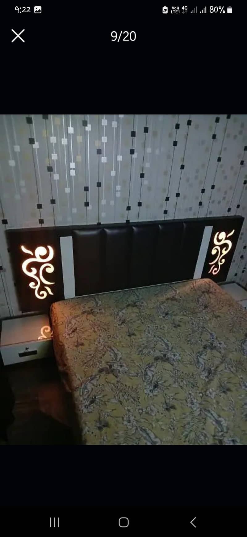 Bed Set dico painted. 1