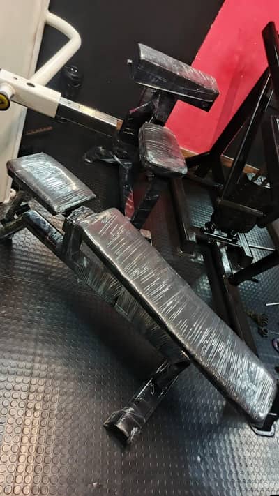Adjustable bench press in High quality steel frame