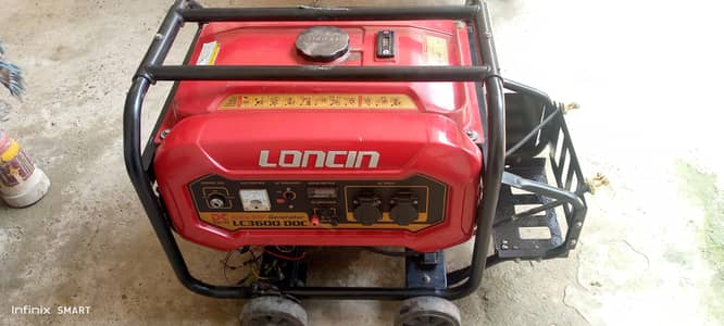 Loncin Ganrator used but like new fresh engine janvan copper winding