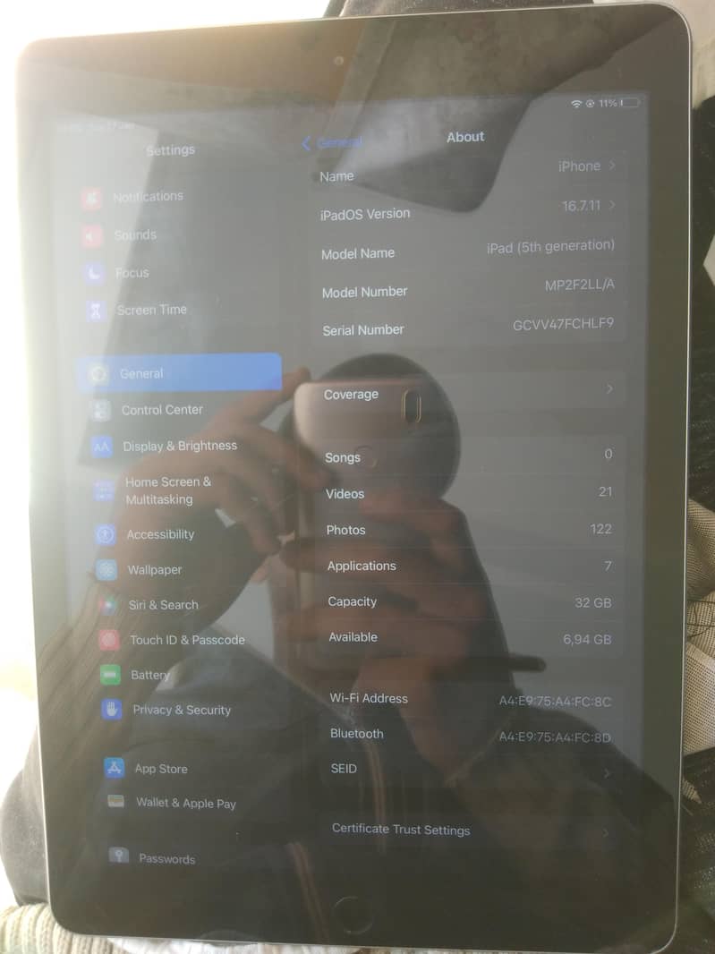 ipade 5 generation  32gb 5