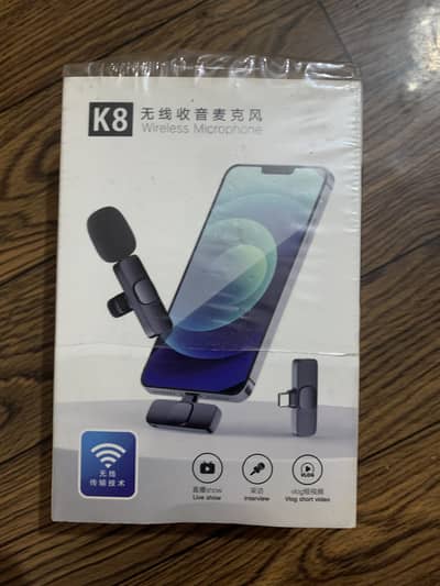 K8 Wireless Microphone For iPhone And Android Phone