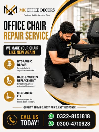 Office chair repair services | chair repairing services | repairing
