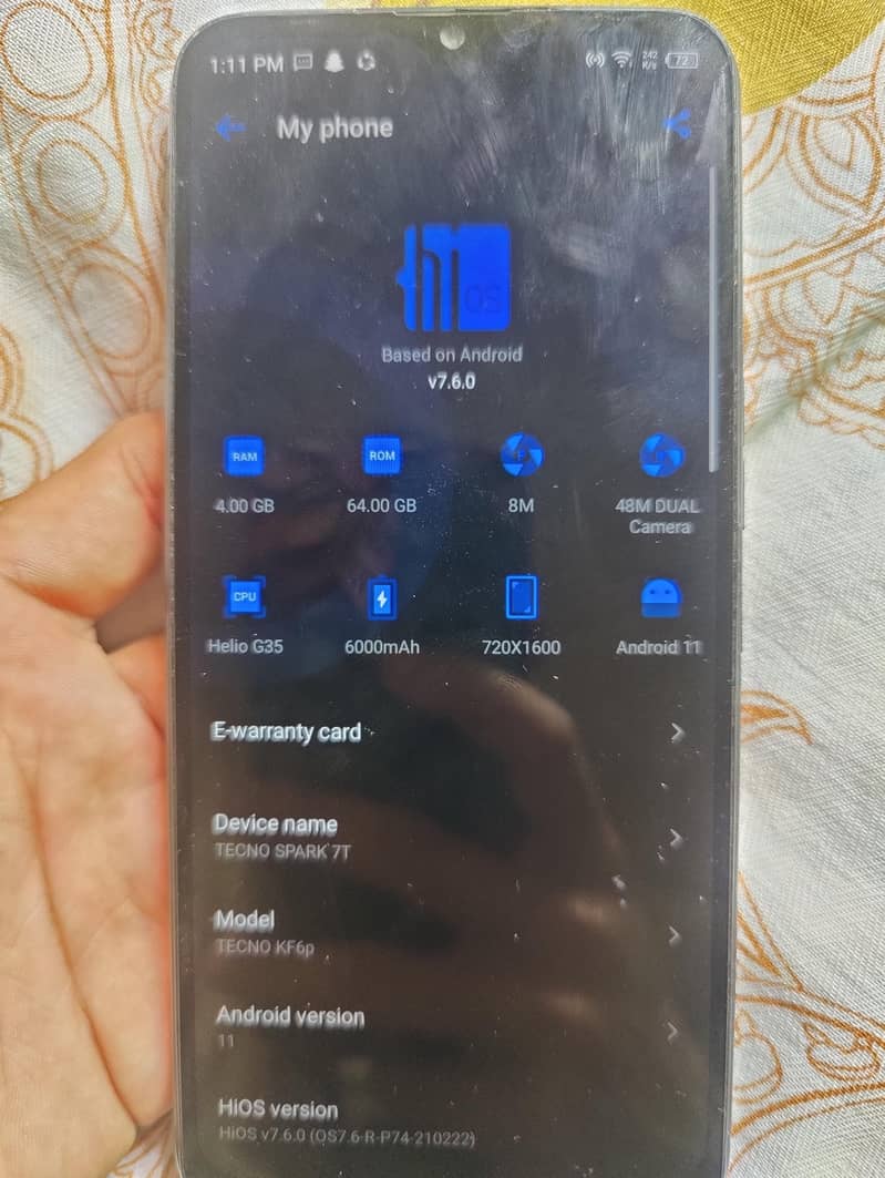 Tecno spark 7t 3
