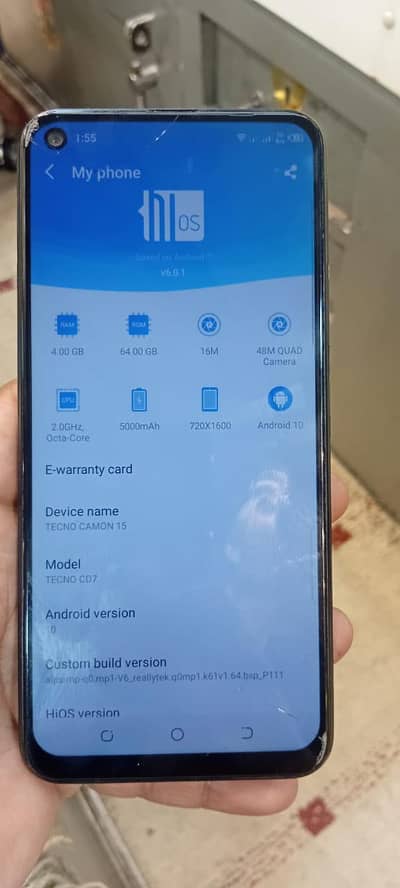tecno comon15