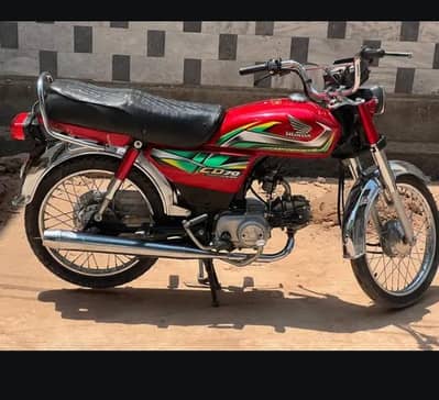 Honda CD70 in good condition for sale. 03460053174