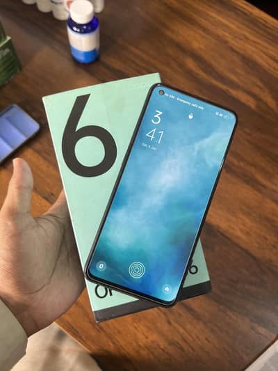 Oppo Reno 6 With Box Charger  display Finger