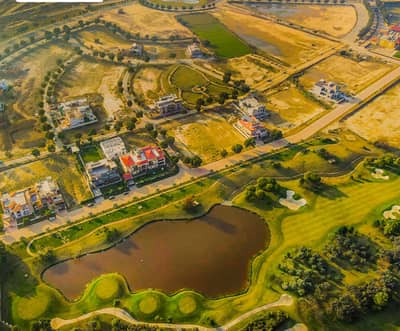 1 Kanal Corner 60ft Road 3 Side Golf View Rose Lane Most Premium Location Plot For Sale In Golf Estate 1 Lake City