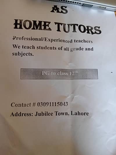 I'm a tutor from last 10 years . .
