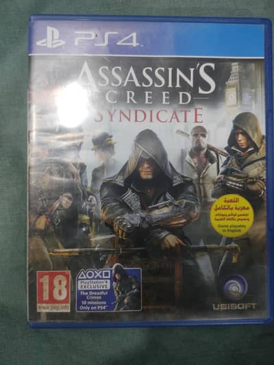 ASSASSIN'S CREED SYNDICATE PS4 Game disc fully working no erroe