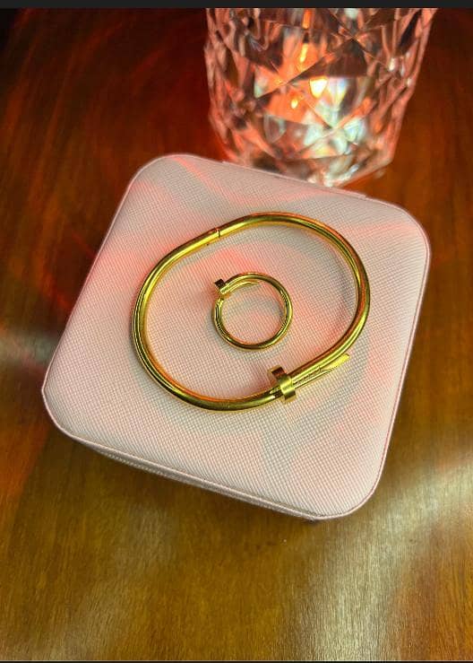 artificial needle bangle and ring 0