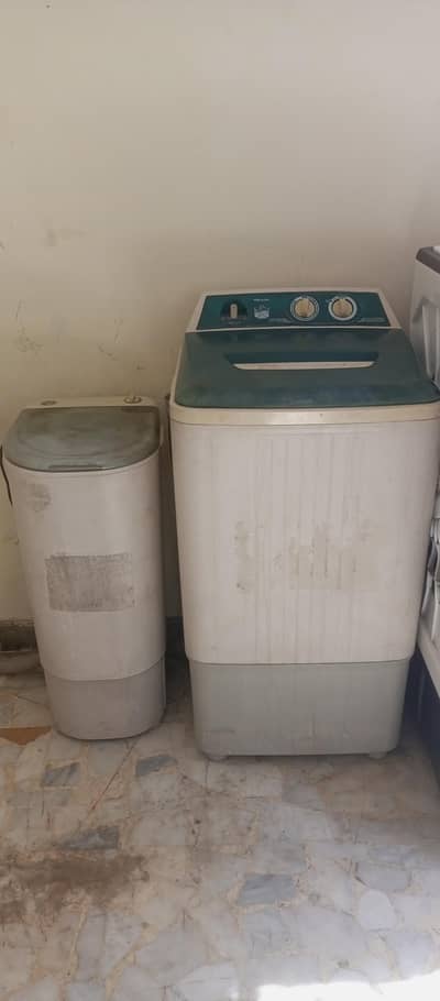 Haier washing machine and dryer