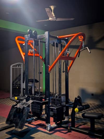 Four Station|Functional Trainer|Multi Station Gym|Cable Crossover|Gym