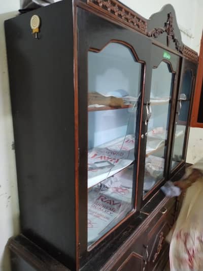 display cubboard for dinner set plus other items