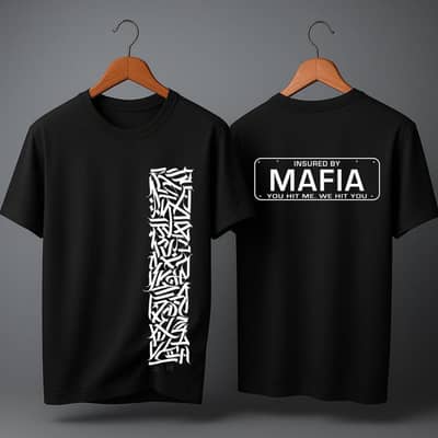 Men's new Down shoulder t shirt  size M L XL