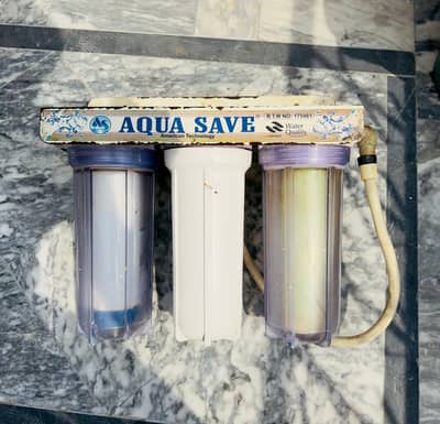 Aqua sage water filter pump used