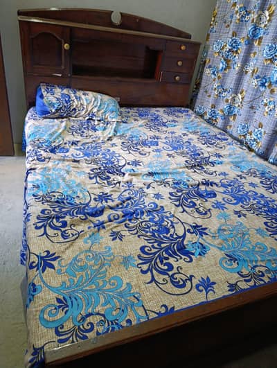 double bed with Mattress
