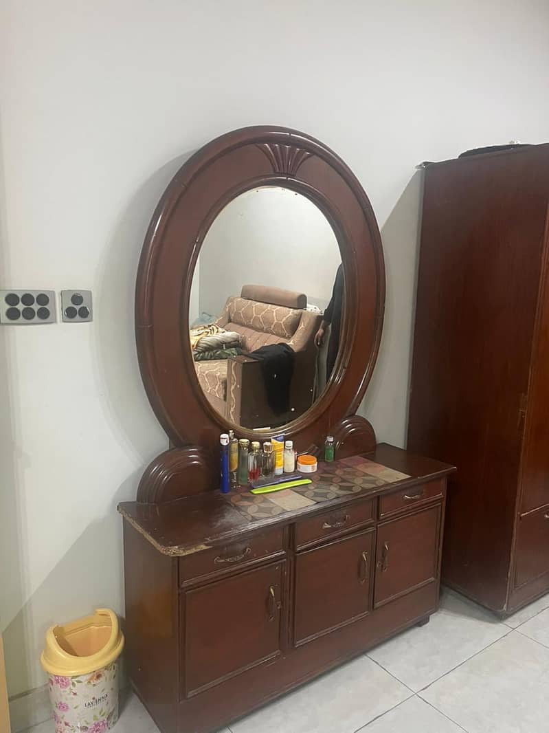 Bed,Bedsides,Dressing table and cupboard 1