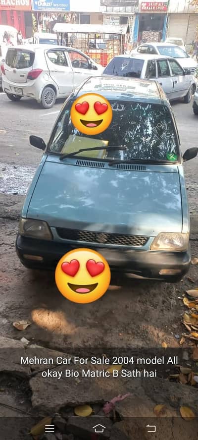 Suzuki's Mehran 2004 model total original bio matric Available