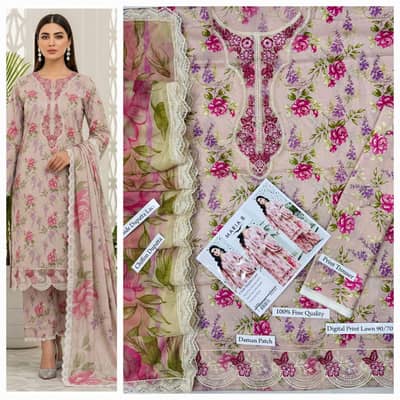 Ladies 3 Piece Suit| Lawn Collection| Eid Collection |Fancy suit| Suit