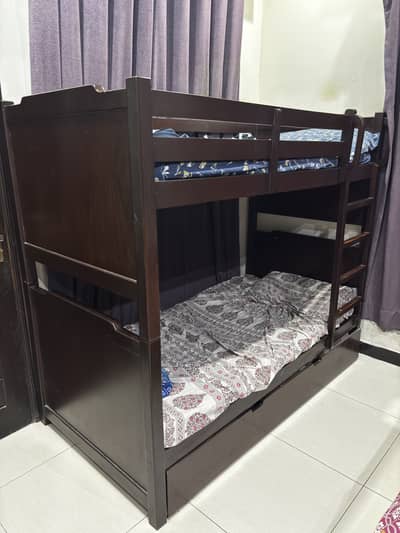 Good quality bunk bed available for sale