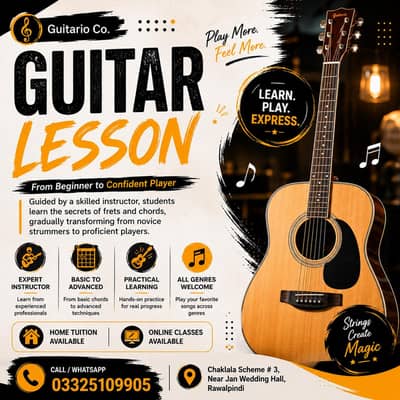 Guitar Classes Available | Be a Professional Guitar Player