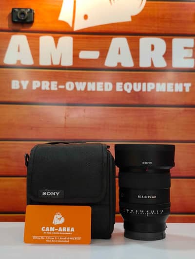 Sony 35mm f1.4 GM, With Pouch, Good Condition, Shop Warranty Available
