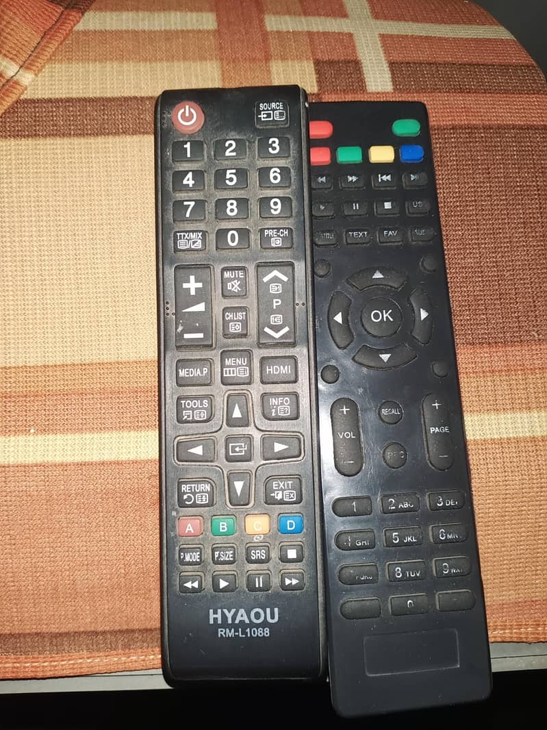 tv with dish and decoder 2