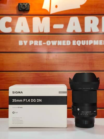 Sigma 35mm f1.4 DG DN, COMPLETE BOX, GOOD CONDITION, SHOP WARRANTY AVA
