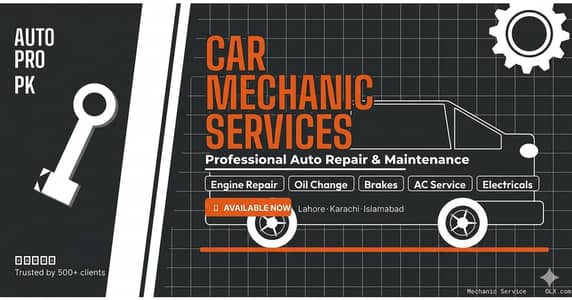 Professional Car Mechanic Service for Engine Repair at home Services