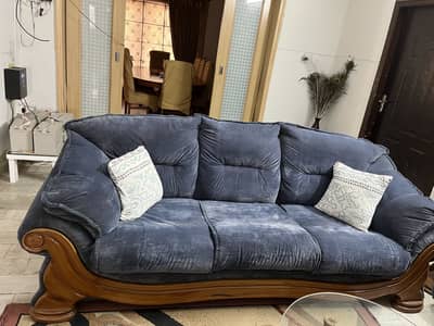 5 seater sofa set, With cushions