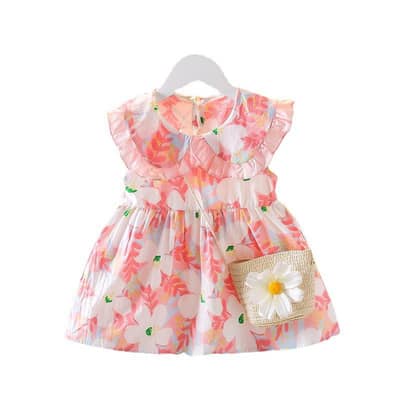 baby girls sleeveless frowks