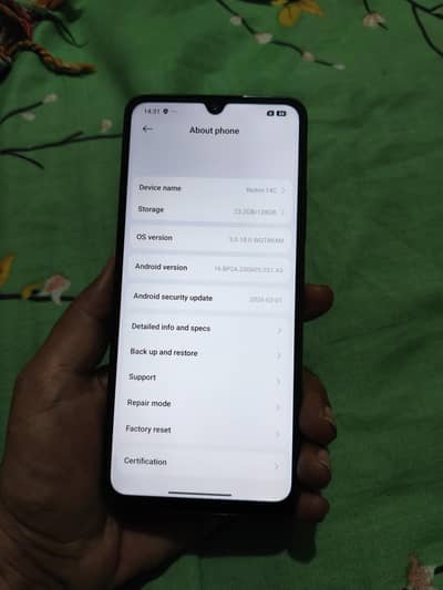 Redmi 14 C 3 month used