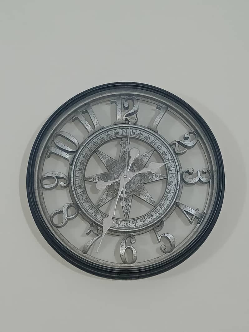 Gray Wall Clock used 0