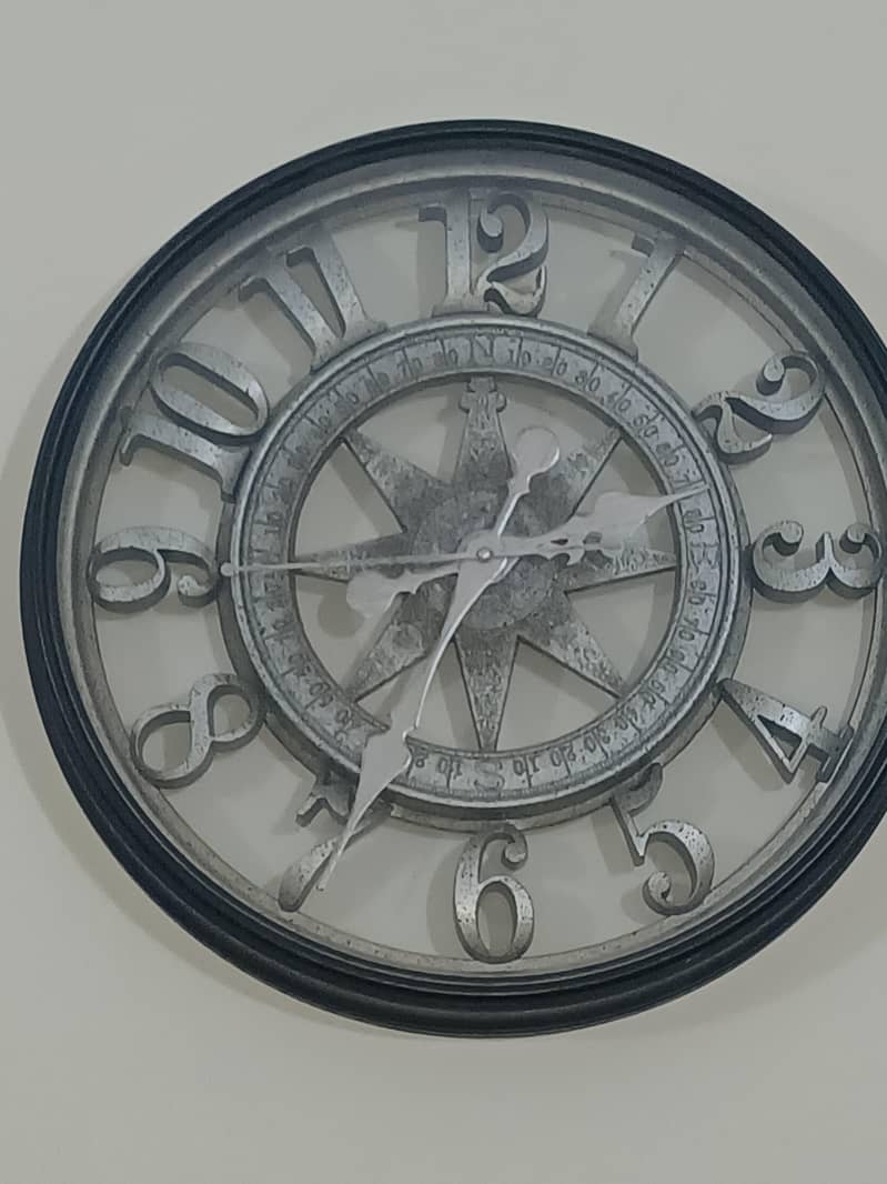 Gray Wall Clock used 1