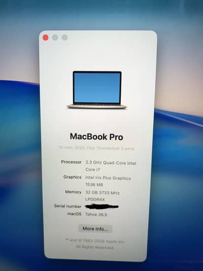 MacBook Pro 2020 32gb. / Macbook for sale
