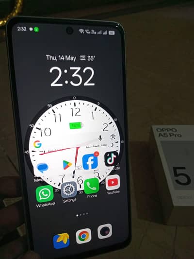 oppo A5 Pro mobile 8/128  bettery 5800 mAh 6 month warranty