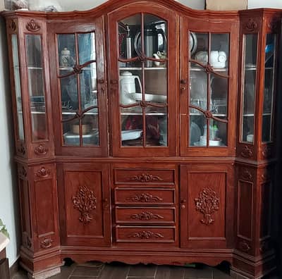 Shesham wooe crockery cabinat