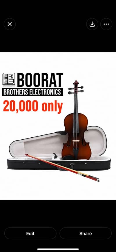 4x4 size wooden high quality Violin available | Musical Instruments