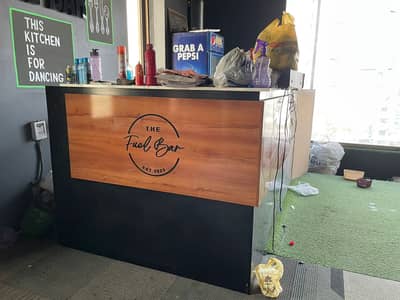Food and juice counter available