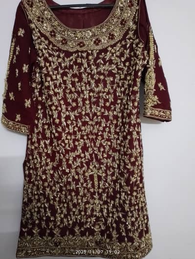 wedding dress/bridal dress/barat dress