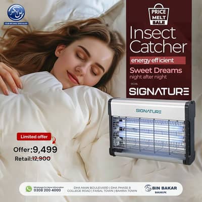 Signature GC16L Energy Efficient Insect Catcher – Professional UV Fly