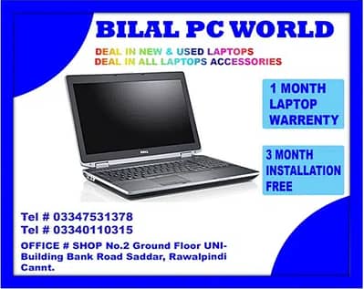 Dell Latitude E6520 . i5.2nd Gen | 15.6 inch Display | BILAL PC WORLD
