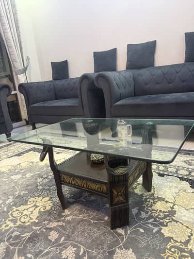 Centre Table for sale with glass