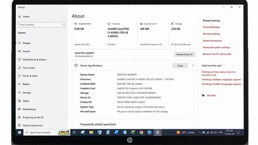  HP EliteBook 840 G3 For Sale 
